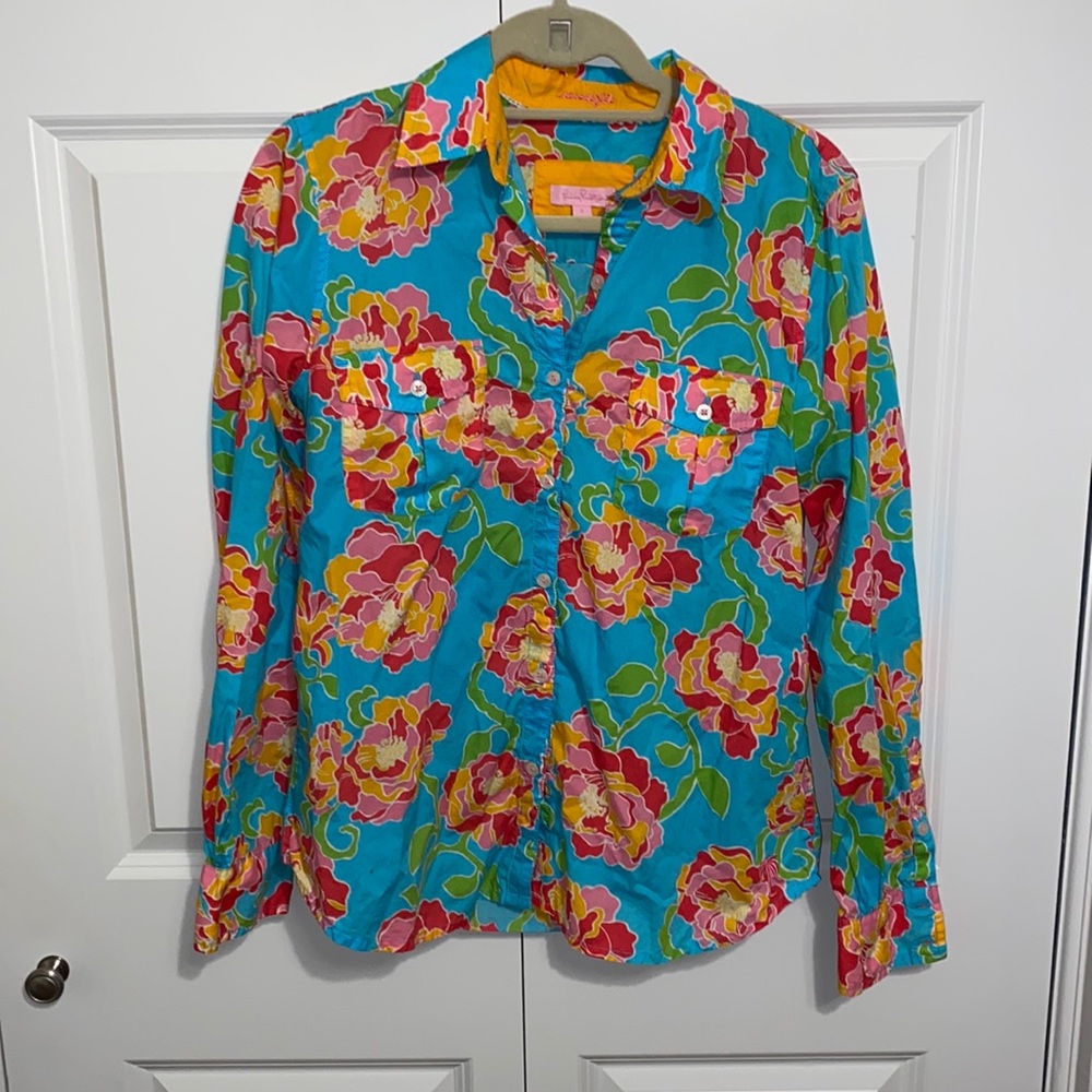 Lilly Pulitzer Button Down Resort Fit Shirt